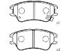Plaquettes de frein Brake Pad Set:58101-02A10